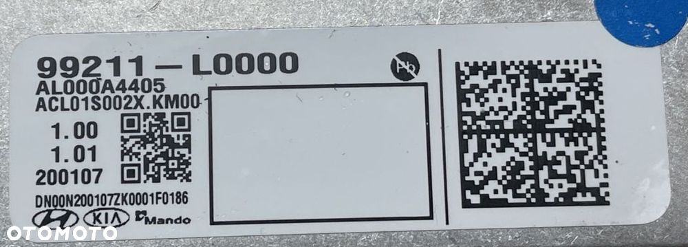 O4 HYUNDAI SONATA DN8 2019 - KAMERA SZYBY PRZÓD 99211-L0000 - 3