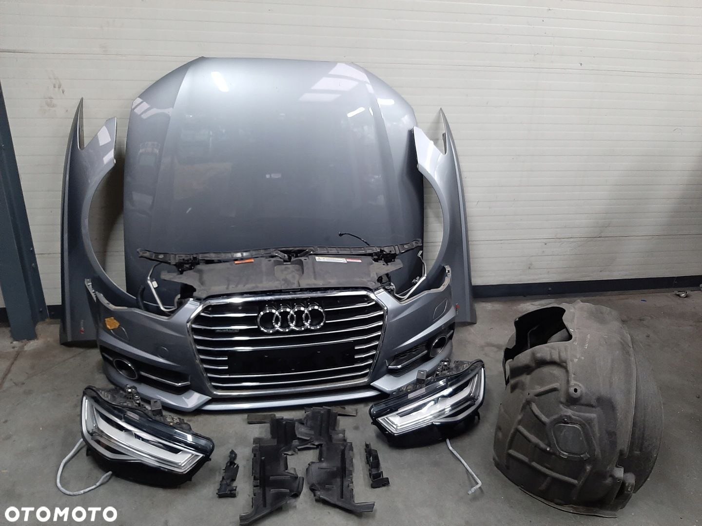 Audi A6 C7 4G Lift S-line TFSI 2014-2018 PRZÓD ZESTAW KOMPLETNY KOLOR LX7P - 1