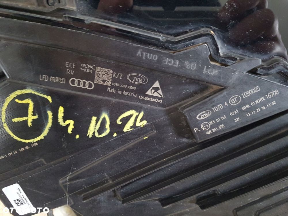audi q8 sq8 lewy reflektor lampa full led matrix 4m8941035 - 9