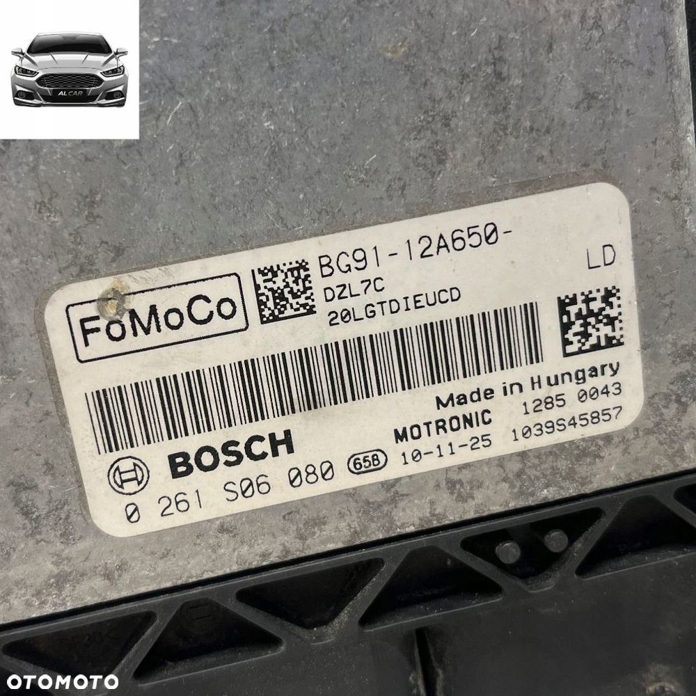 STEROWNIK SILNIKA 2.0 ECOBOOST S-MAX MK1, MONDEO MK4 BG91-12A650-LD - 2