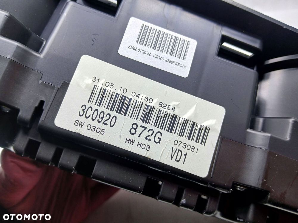 Licznik Zegar 3C0920872G Vw Passat B6 Lift 2.0 Tdi - 5