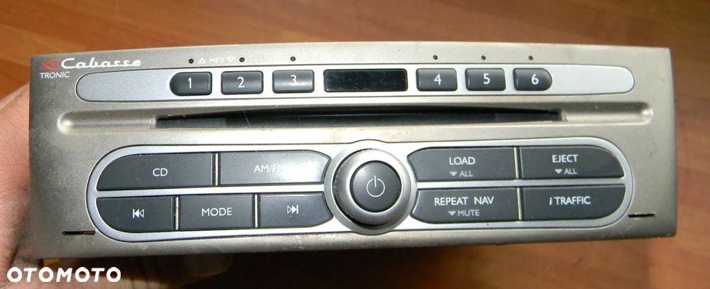 radio oryginalne RENAULT SCENIC II MEGANE II LIFT CABASSE nawigacja - 1