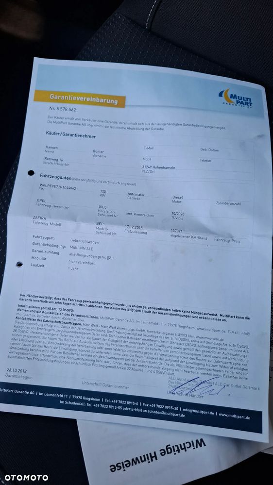 Opel Zafira 2.0 CDTI Automatik Active - 25