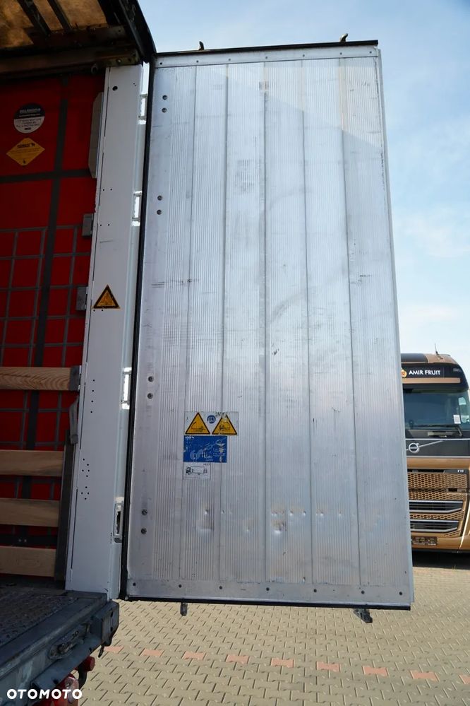 Schmitz Cargobull FIRANKA / WINDA ZAŁADOWCZA / 2x OŚ PODNOSZONA / KOSZ NA PALETY / - 14