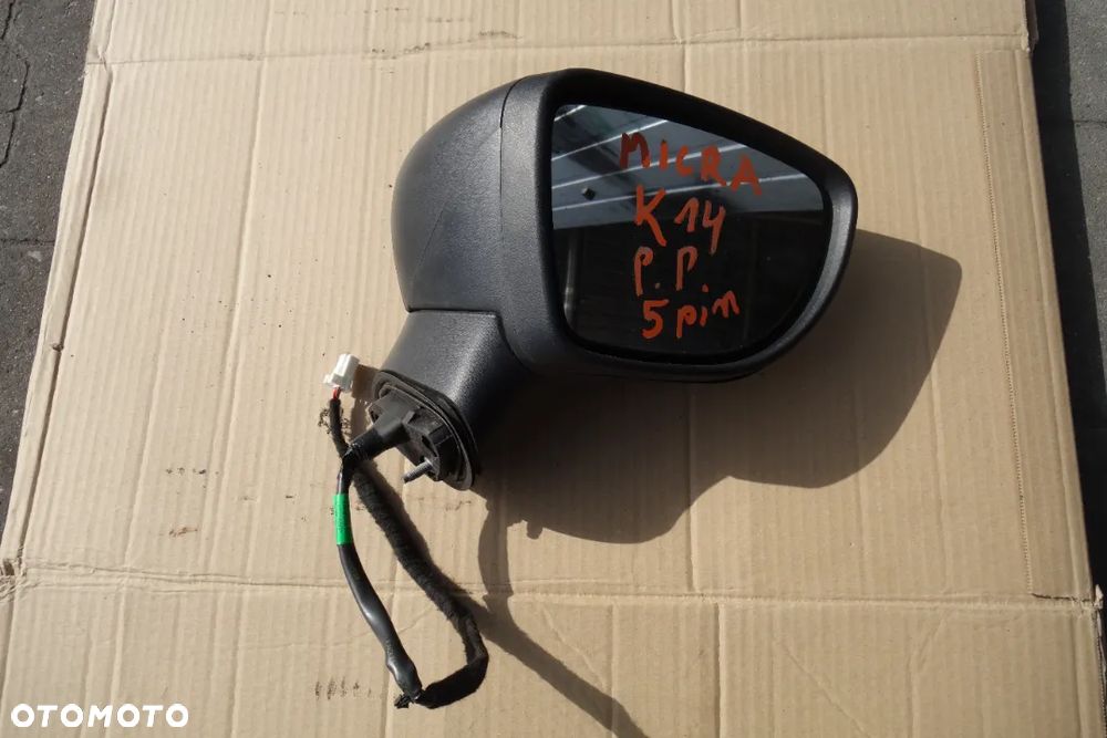 LUSTERKO PRAWE NISSAN MICRA K14 5 PIN - 2