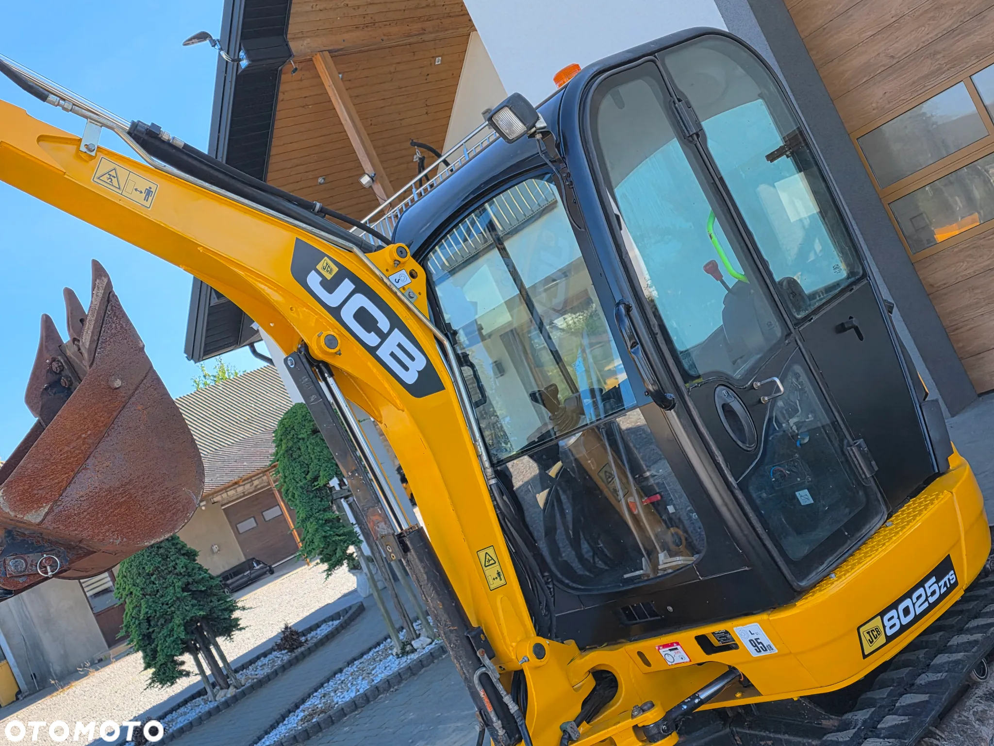 JCB JCB 8025 ZTS mini koparka sprowadzona 3 łyżki 8026 1 wł ładna - 14