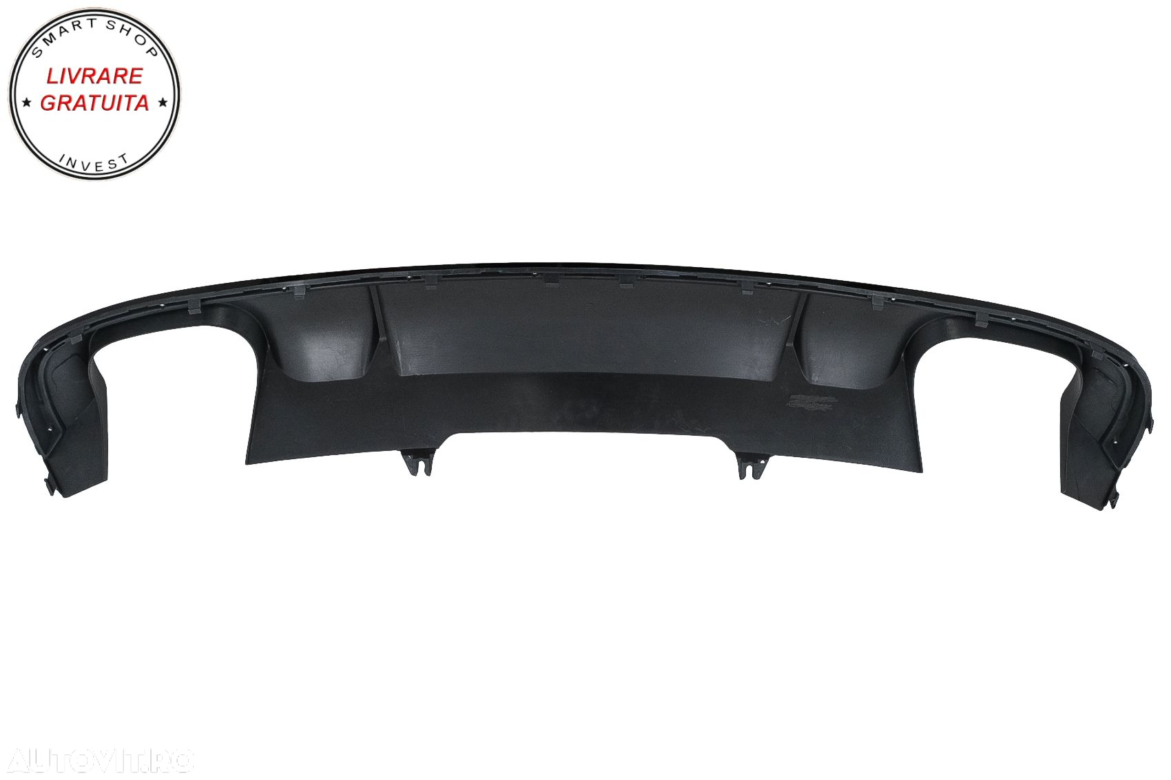 Difuzor Bara Spate Audi A4 B9 8W  Sedan Avant (2016-2018) Negru S4 Design pentru S- livrare gratuita - 6