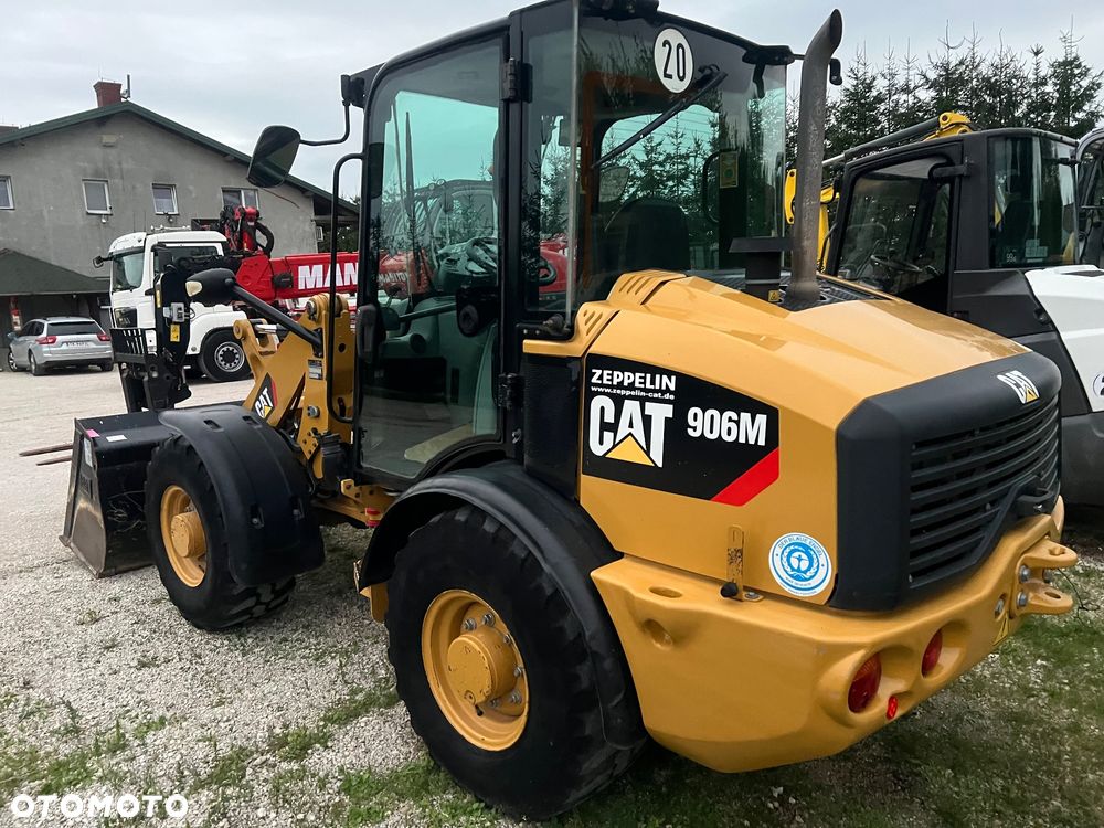 Caterpillar ŁADOWARKA CAT 908M 21r łyżka szczęka widły krokodyl 906 907 H przegubowa łamana Catepillar - 2