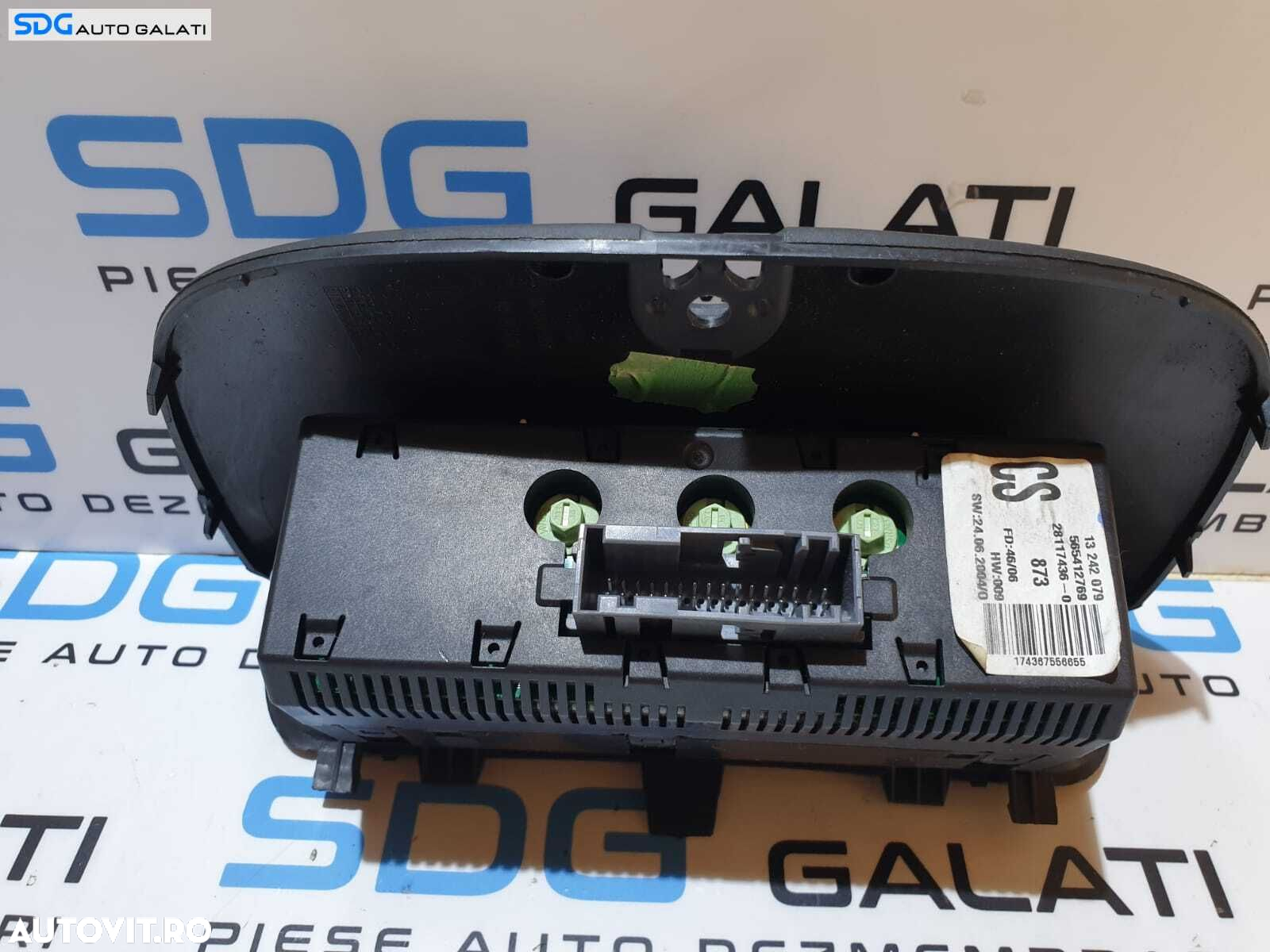Ecran Display Afisaj Ceas Bord Opel Astra H 2004 - 2010 Cod 13242079 - 5