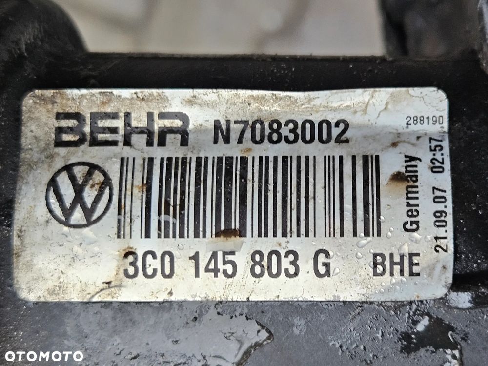 Vw Passat B6 1.9 2.0 TDI intercooler chłodnica powietrza 3C0145803AG - 5