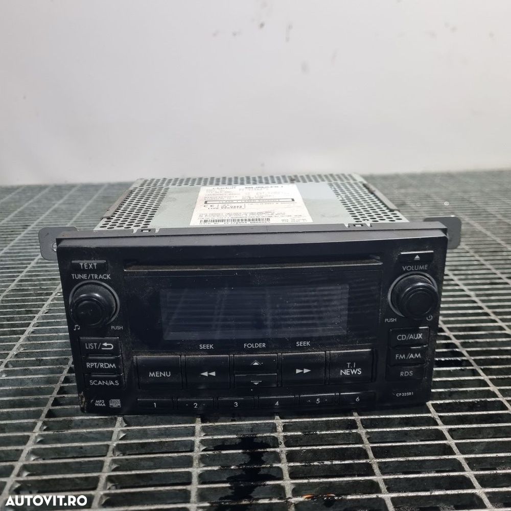 Cd player Subaru Forester 2007 - 2011 (1380) 86201sc320 - 1