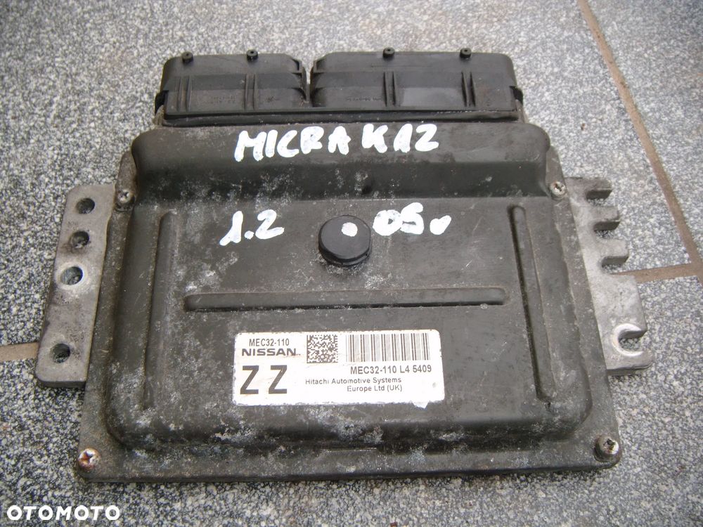 nissan micra k12 05r 1.2 komputer- sterownik silnika  mec32-110 - 1