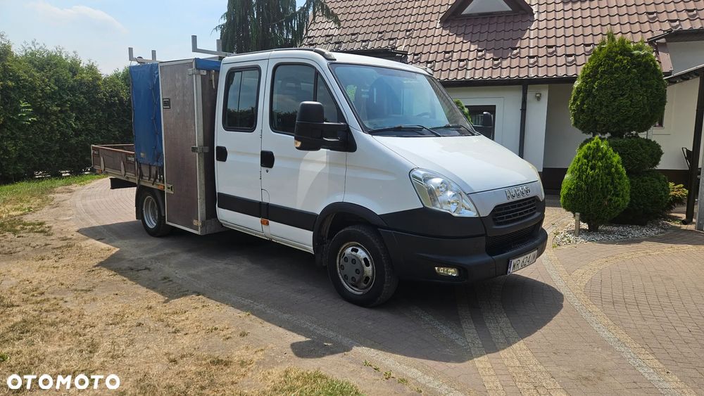 Iveco DAILY 35C17 3.0 HPI  35C DUBEL KABINA  7-OS SKRZYNIA  PAKA 3,20 M  IDEALNE POD KIPER  WYWROTKA - 3