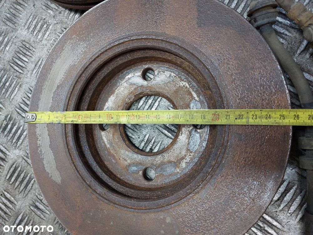 TARCZE HAMULCOWE PRZÓD + KLOCKI + ZACISKI FORD FOCUS MK1 1.6 16V - 4