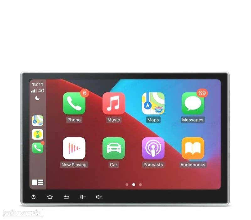 AUTO RÁDIO GPS 10.1" ANDROID 13 OCTA-CORE 2DIM MULTIMEDIA DVD - 1