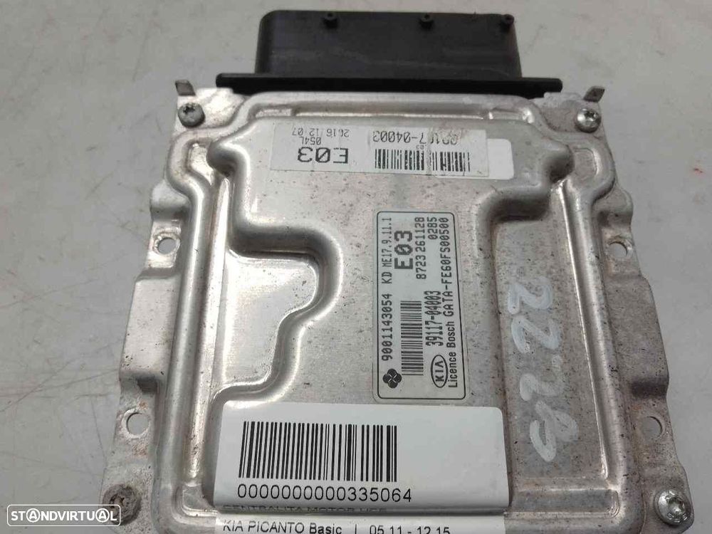 CENTRALINA DO MOTOR UCE KIA PICANTO JA - 1