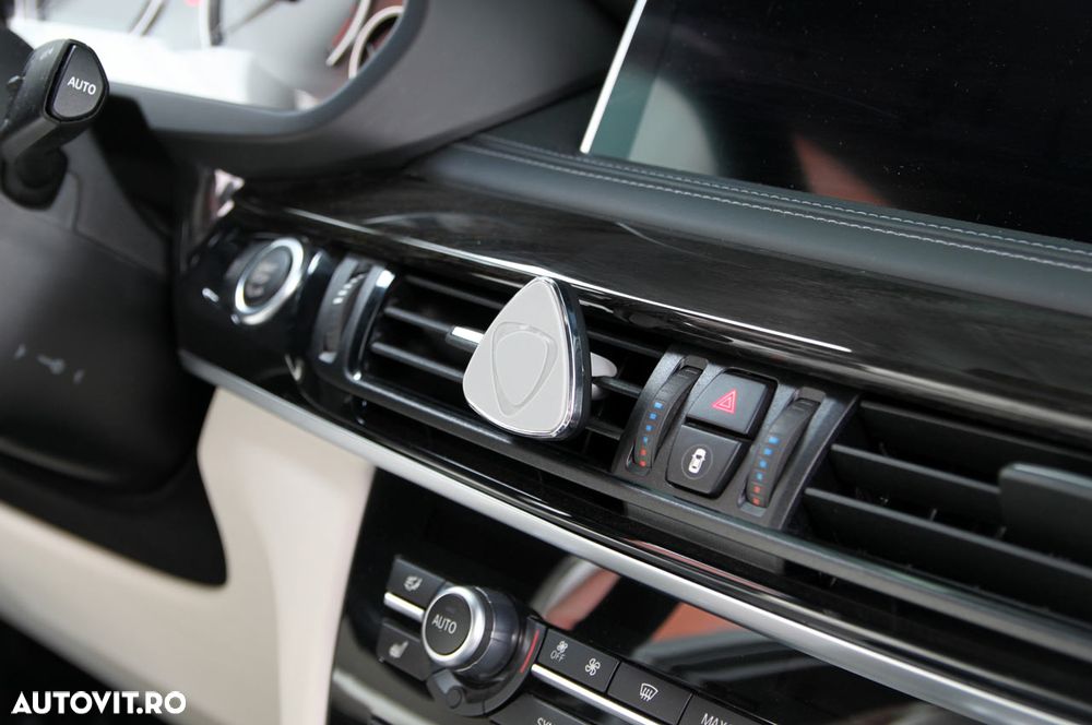 Suport auto magnetic Negru pentru telefon AMIO, fixare in grila de ventilatie, rotire 360 grade - 3