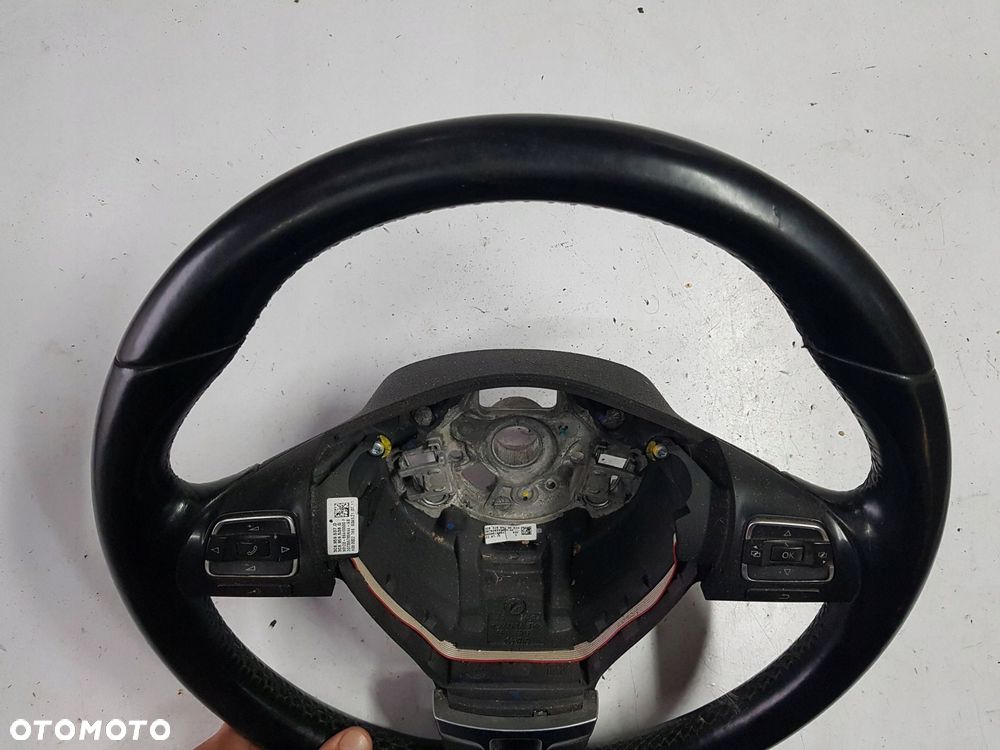 VW GOLF VI 08-13r PASSAT B7 CC KIEROWNICA SKÓRZANA 3C8419091BE - 7