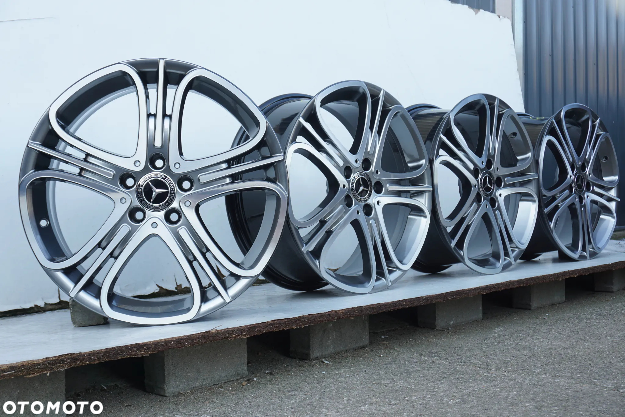 Mercedes 5x112 18 7,5J W246 stan bdb shadow chrome - 2