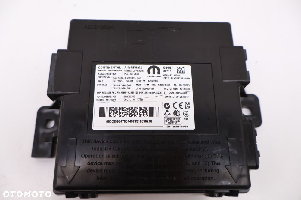 ALFA ROMEO STELVIO SENSOR MODUŁ AIRBAG 50559347 - 4