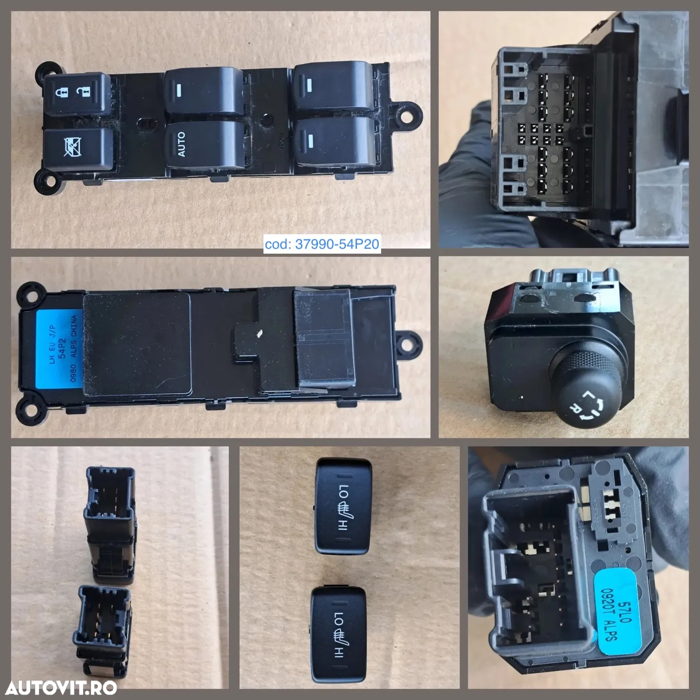 Suzuki Vitara LY ceasuri bord navigatie panou clima spira volan maneta lumini stergatoare panou butoane geamuri electrice incalzire scaune camera parbriz - 8