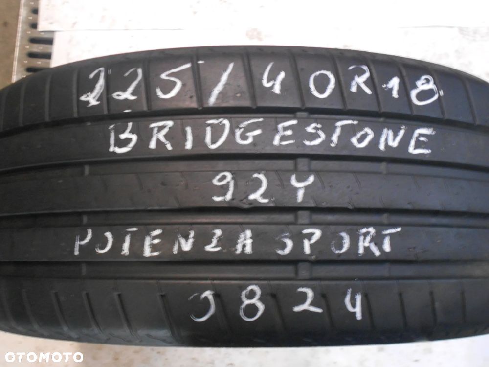 OPONA POJEDYNKA 225/40R18 BRIDGESTONE POTENZA SPORT DOT 0824 7.1MM - 1