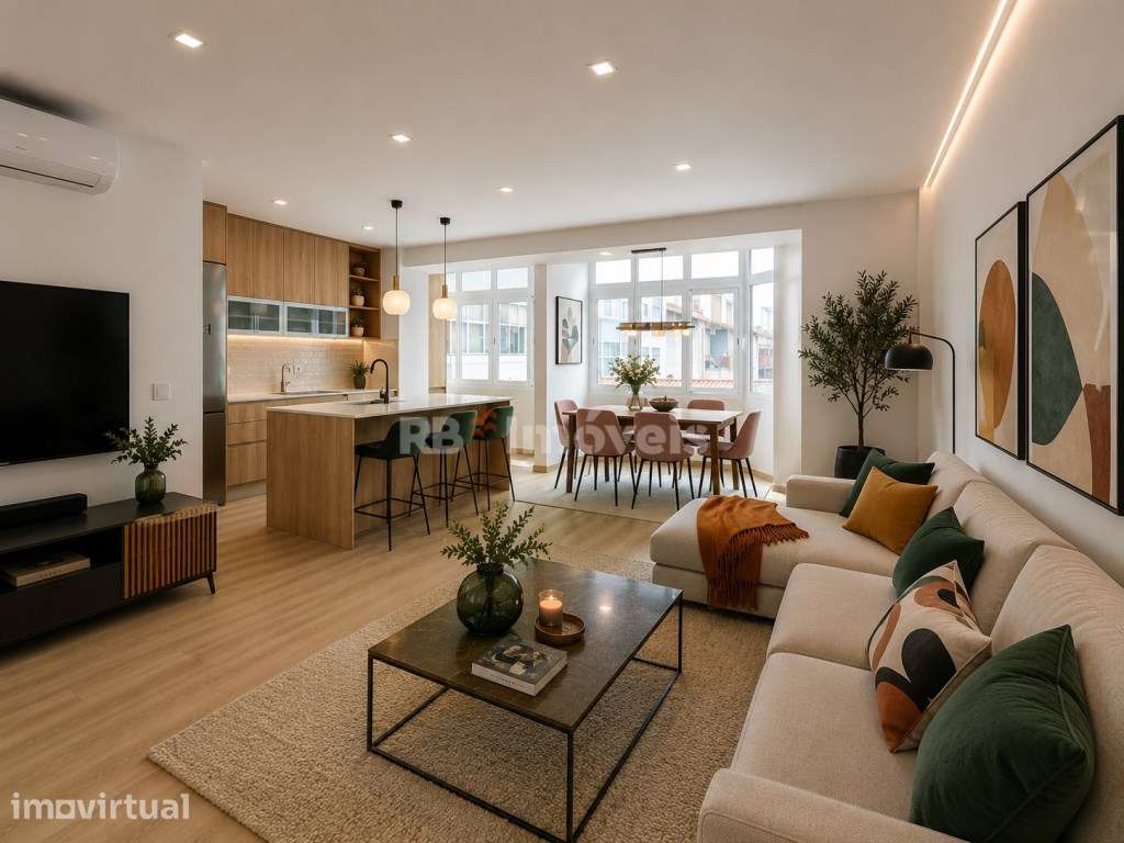 Apartamento T3 Totalmente renovado - Centro de Torres Novas - Grande imagem: 3/53