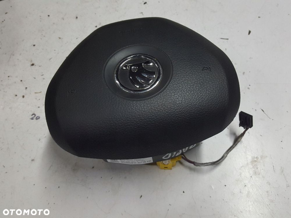SKODA RAPID 12-17r PODUSZKA AIRBAG KIEROWCY 5E0880201A - 3
