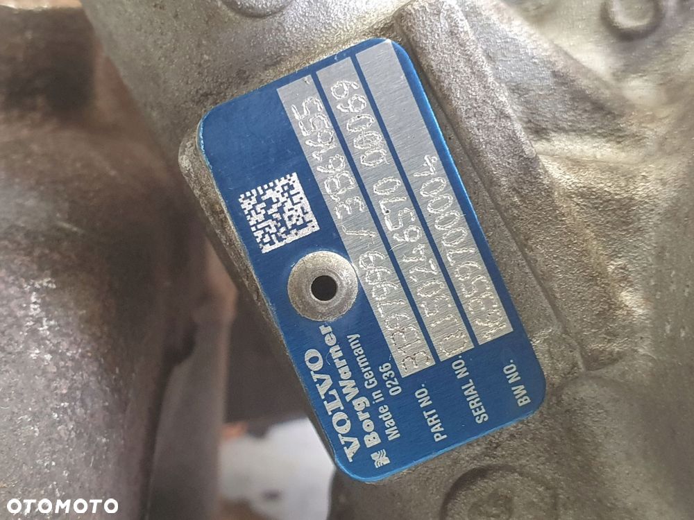 TURBOSPRĘŻARKA Volvo V60 2.0 D4 _ turbo 31397999 31361655 - 2