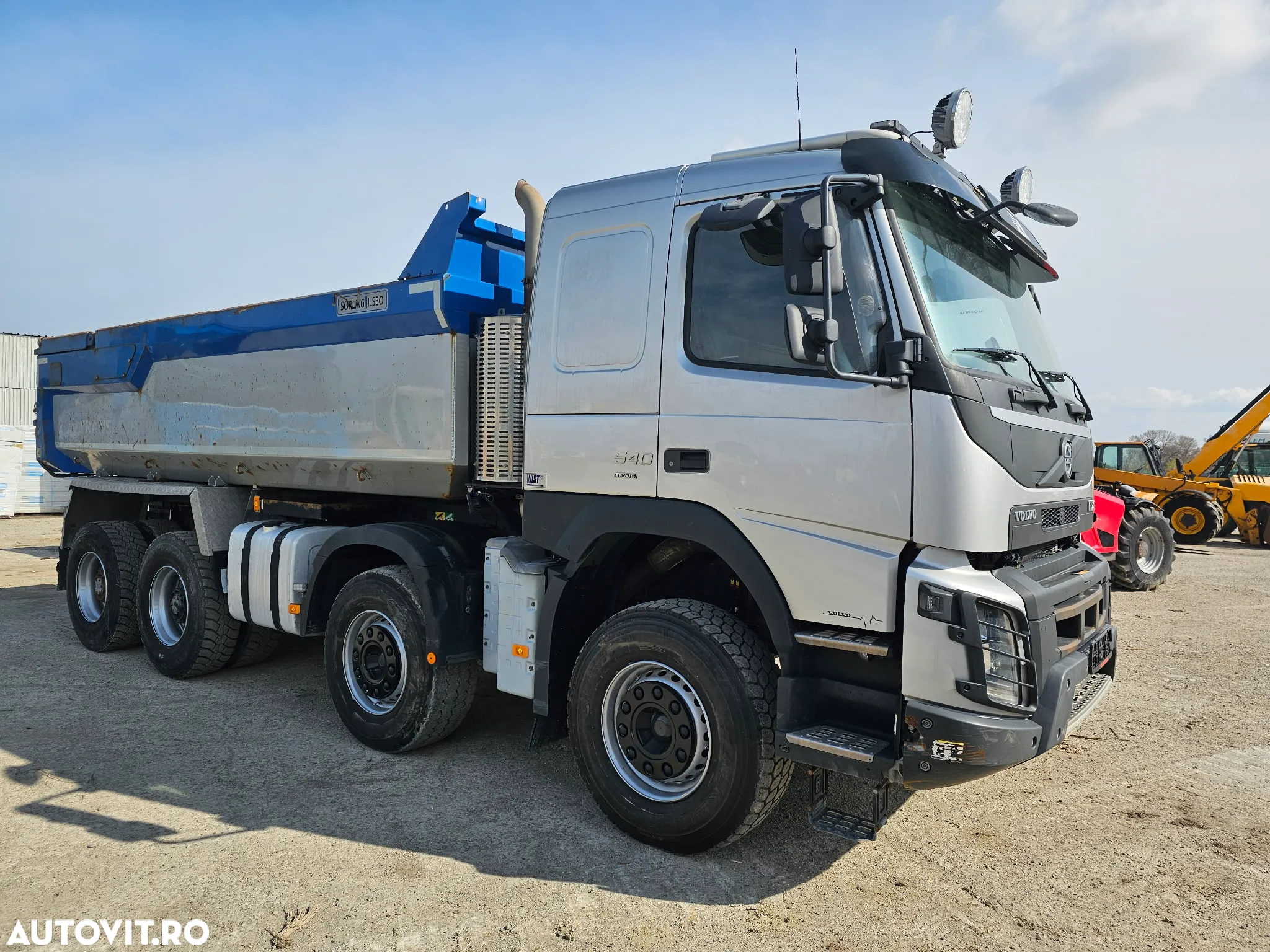 Volvo FMX 540 8x4 HD full complet autobasculanta basculanta - 5