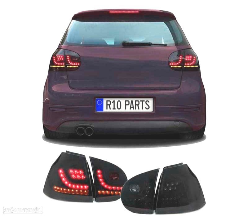 CONJUNTO DE FAROLINS LED VOLKSWAGEN VW GOLF 5 03-08 NEW LOOK INDICADORES DINAMICOS - 2