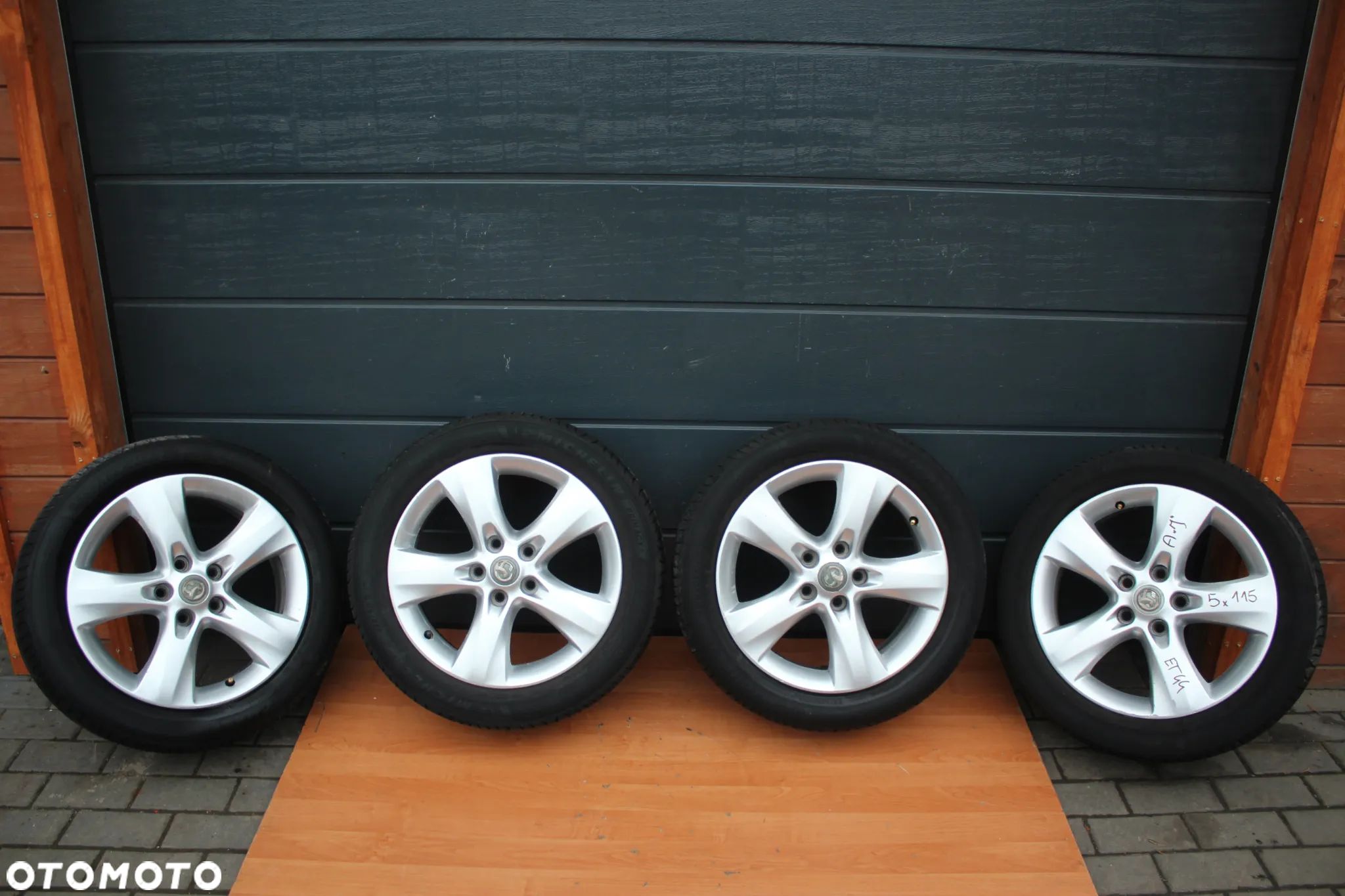 FELGI ALUMINIOWE KOŁA OPONY LETNIE OPEL ASTRA J K ZAFIRA C R17 5x115 ET44 - 1