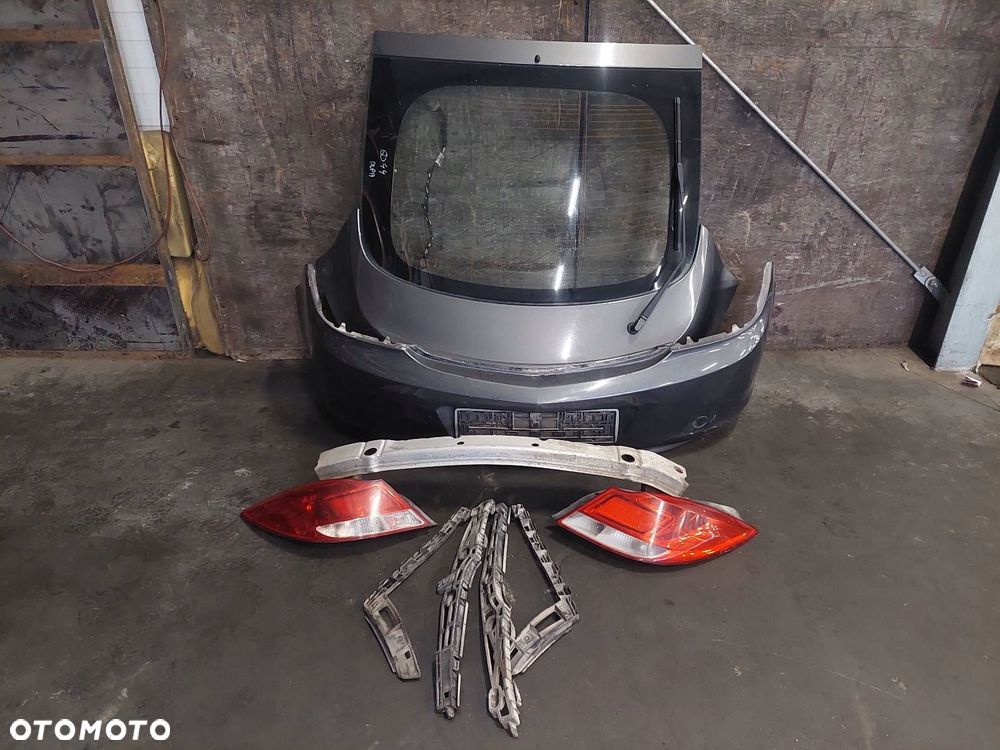 KOMPLETNY TYŁ OPEL INSIGNIA A Z177 KLAPA ZDERZAK LAMPY - 1