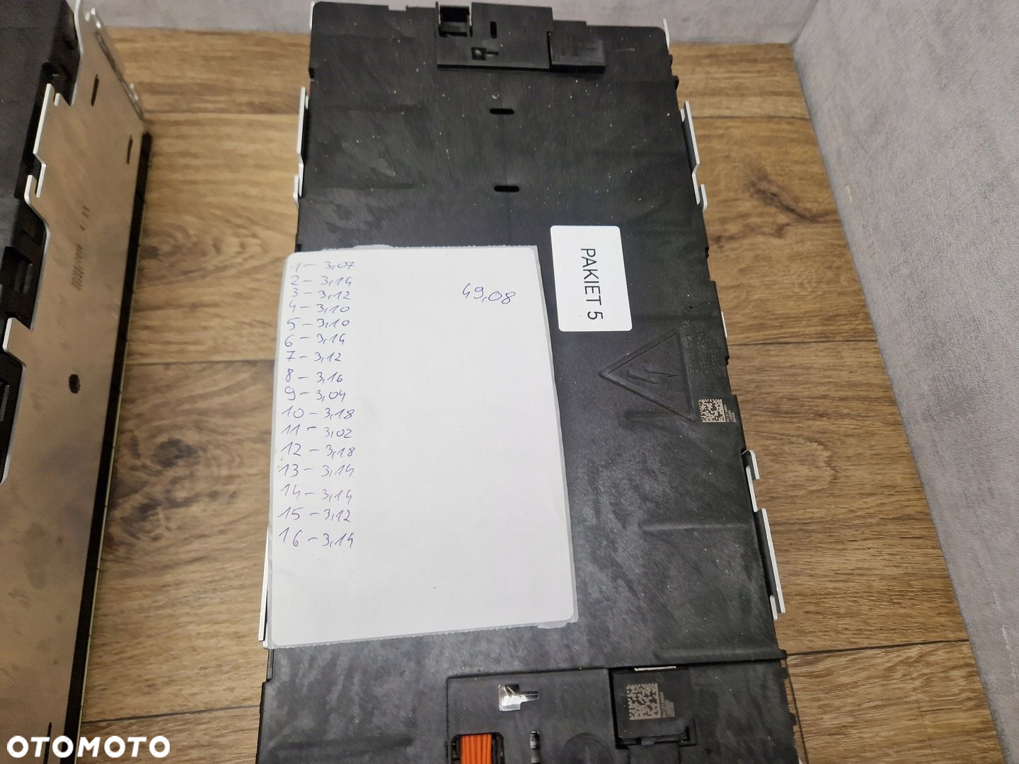 BMW F30 330E MODUŁ STEROWNIK NADZORU OGNIW BATERIA HYBRYDA 8667593 8612168 - 6