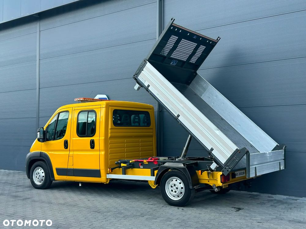 Fiat Ducato 2.3 MultiJet 120KM DOKA + 3 stronny wywrot wywrotka 2,75m Brygadówka 7 osób **KLIMA**Sprowadzony**2011R** - 3
