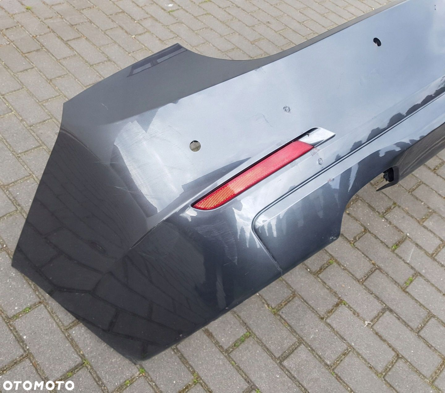 BMW 3 F30 ZDERZAK TYLNY TYŁ PDC LAKIER B39 - 2