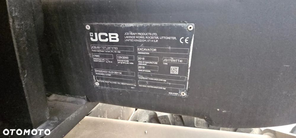 JCB JS 175W+ - 25