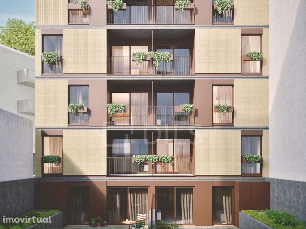 Apartamento T1 com varanda em novo empreendimento, em Matosinhos Sul - Grande imagem: 2/60