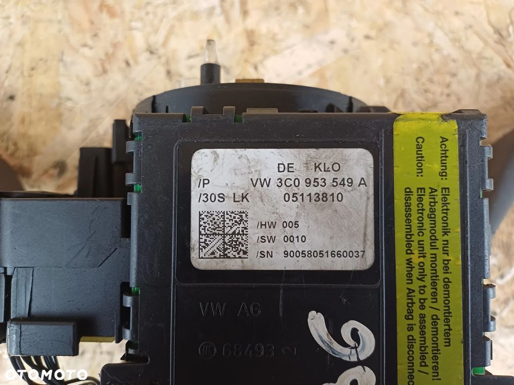 VW Przełącznik Zespolony Manetki 3C0953549A - 4