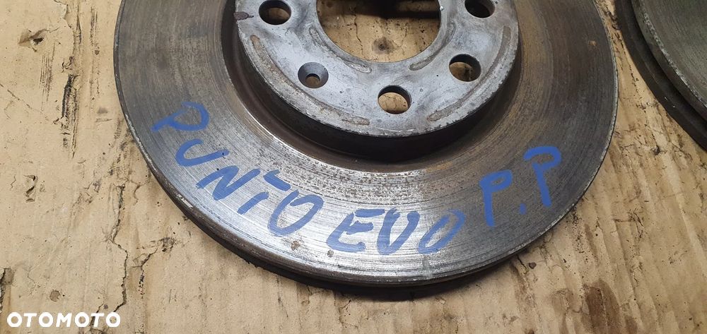 Tarcze hamulcowe klocki przód przednie Fiat Punto EVO - 5