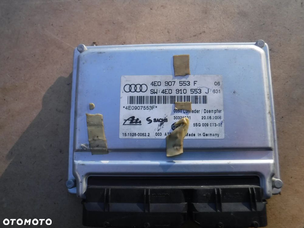 Audi A8 D3 lift 3.0 TDI sterownik zawieszenia 4E0907553F 4E0910553J - 1