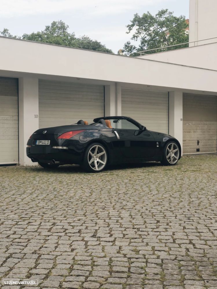 Nissan 350 Z Tapeçaria Laranja - 4