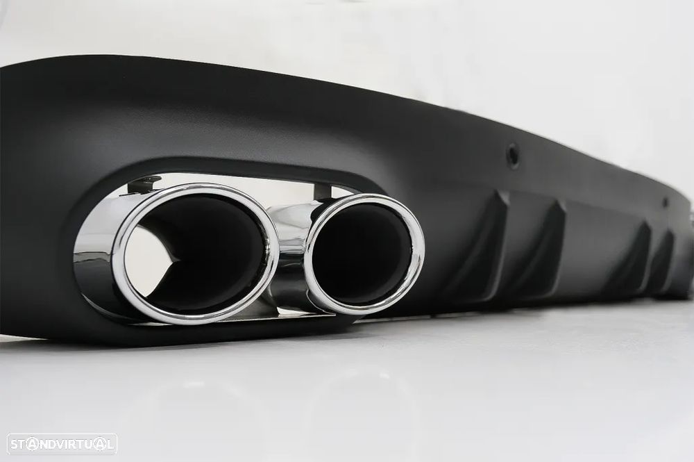 Difusor com Ponteiras Mercedes CLS C257 (2018 em diante) Look 53 AMG - 3