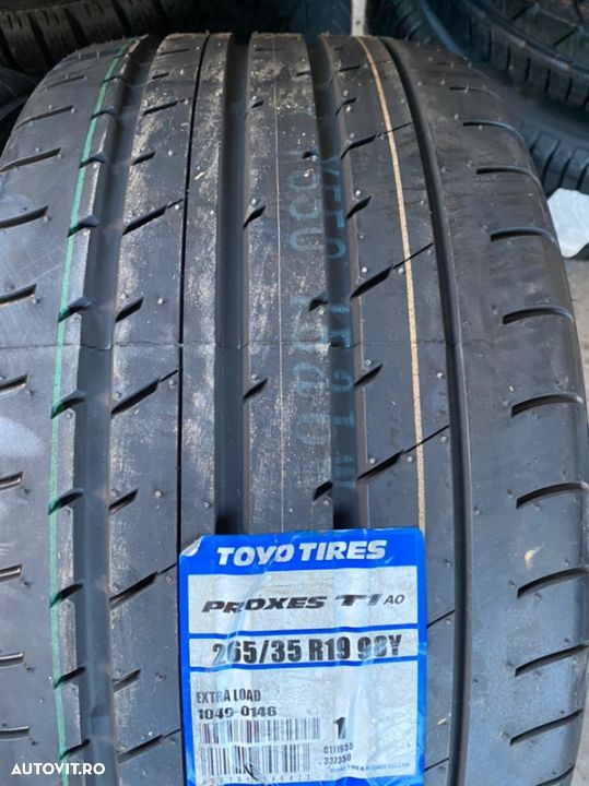 vand 2 anvelope 265/35/19 toyo de vară noi - 3