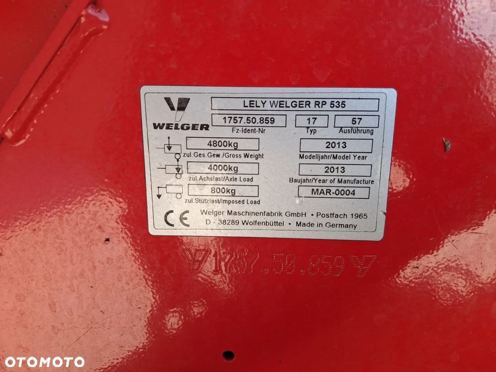 Lely Welger RP 535 - 13