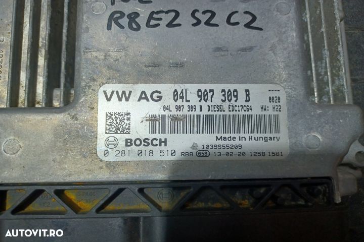 Calculator motor ECU 04L907309B 0281018510 - 1.6 CLHA DSG 04L907309B - 3
