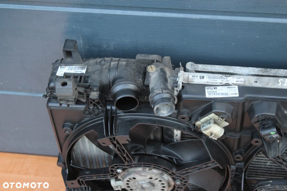 KOMPLET CHŁODNIC WODY KLIMATYZACJI INTERCOOLER WENTYLATOR OPEL MERIVA B 1.7 CDTI - 3