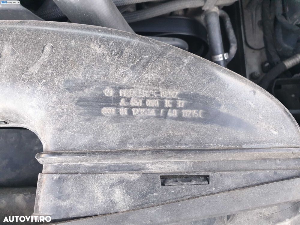 Tubulatura Conducta Aer Admisie Mercedes Clasa C Class W204 2.2 CDI 2007 - 2014 Cod A6510903437 [K1583] - 2