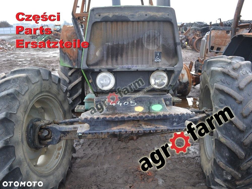 Deutz DX 6.10 części, skrzynia biegów, silnik, oś - 3