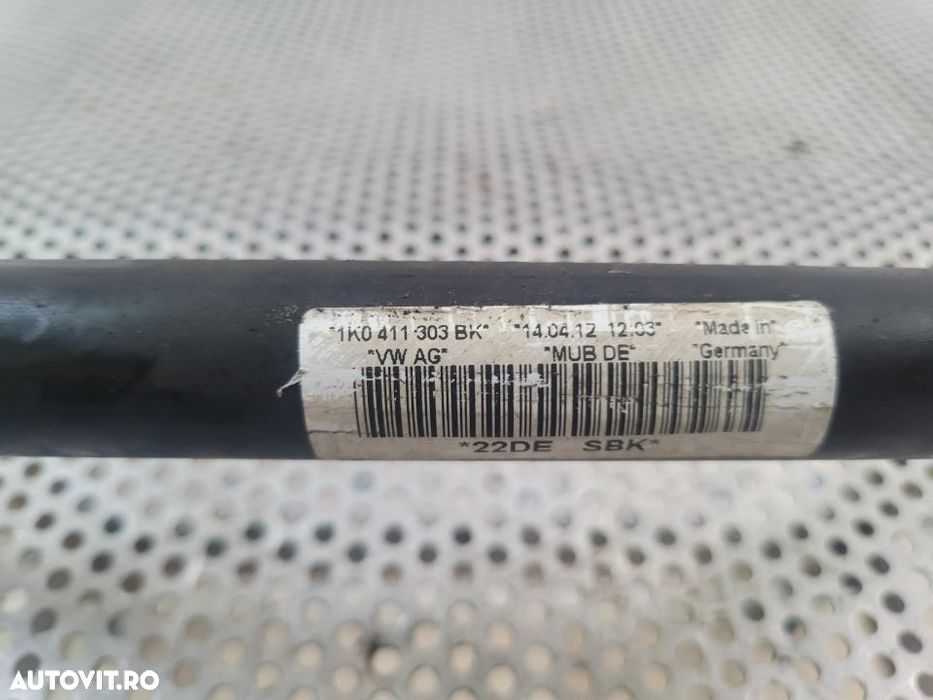 Bara Torsiune Fata Vw Golf 6 VI Plus Touran Seat Skoda An 2008-2015 Cod 1K0411303BK - 4